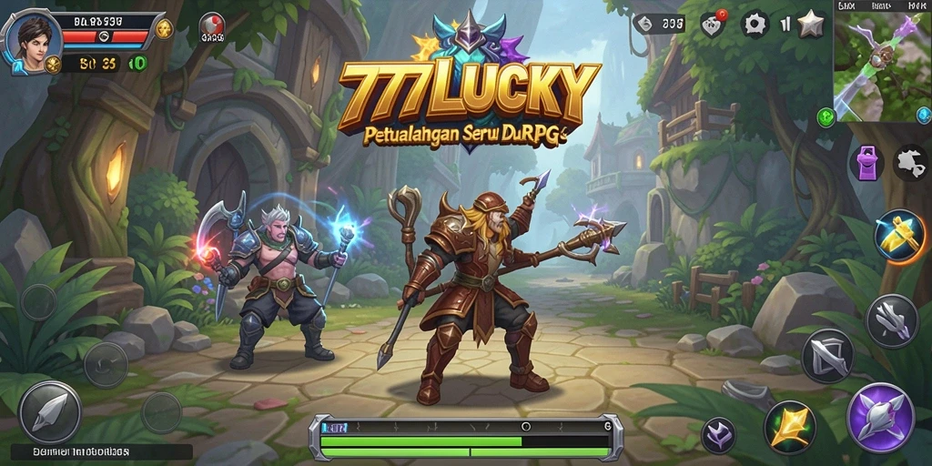 Tampilan menarik gameplay RPG 777LUCKY yang memukau dan dinamis.