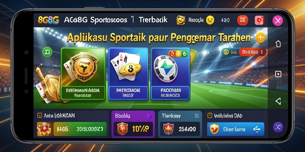 Tampilan gameplay Sportsbook yang menarik dan interaktif di 8G8G.