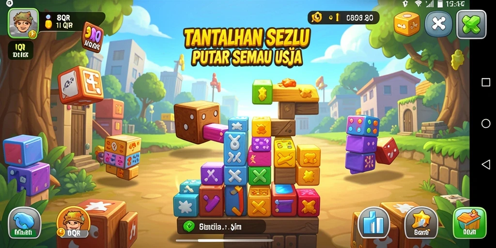 Tampilan menarik dari gameplay 8QR yang penuh tantangan.