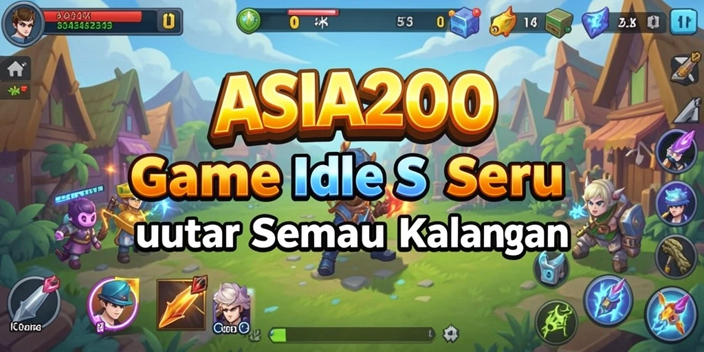 Tampilan gameplay ASIA200 yang menarik dan interaktif.