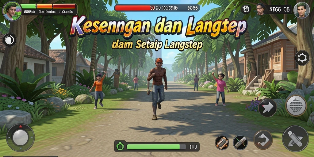 Menampilkan gameplay seru dan karakter lucu dalam AT866.