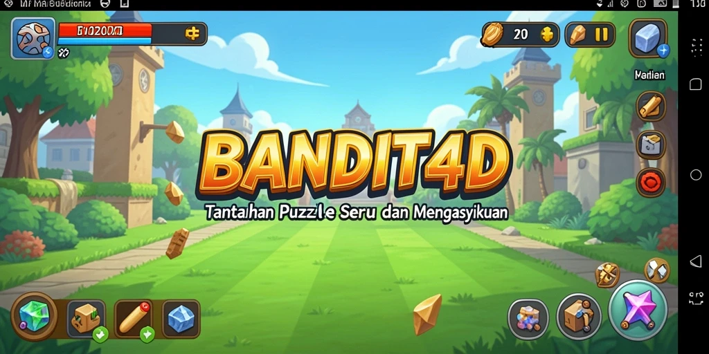 Screenshot utama BANDIT4D menampilkan gameplay yang mendebarkan.