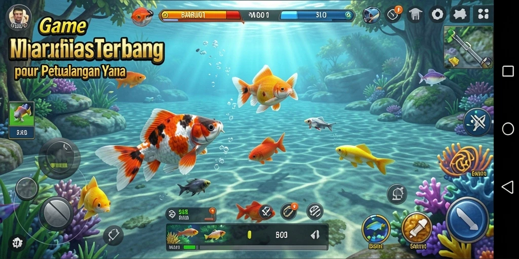 Tangkapan ikan spektakuler dalam gameplay BARU01.