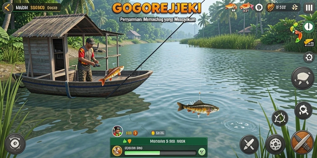 Tangkapan ikan besar di GOGOREJEKI yang mengasyikkan.