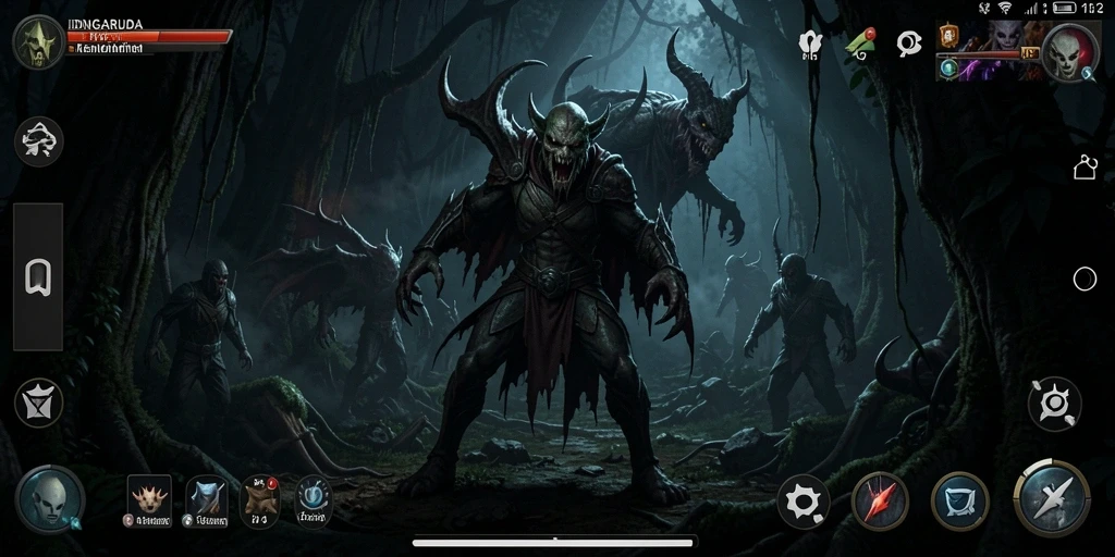 Screenshot menampilkan momen menakutkan di dalam gameplay IDNGARUDA.