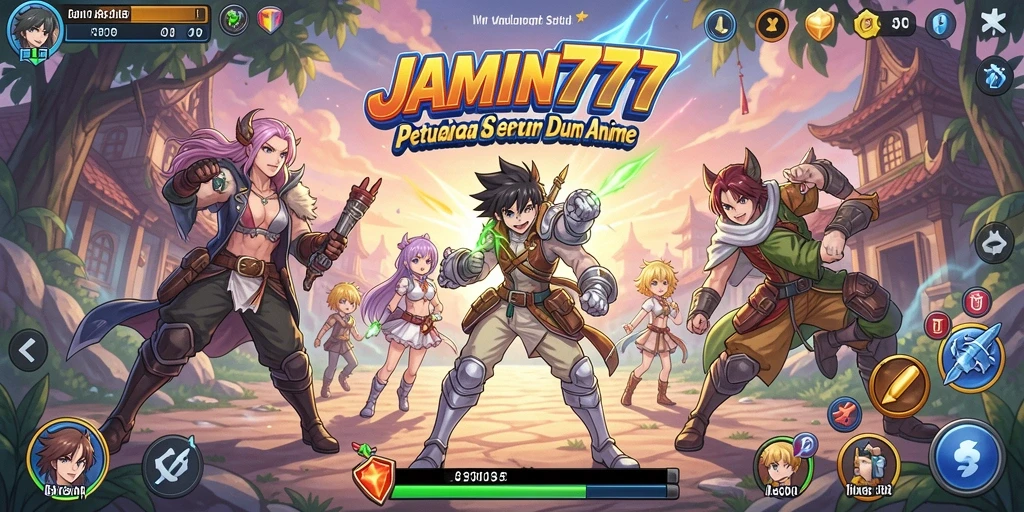 Screenshot gameplay seru karakter Anime di JAMIN777.