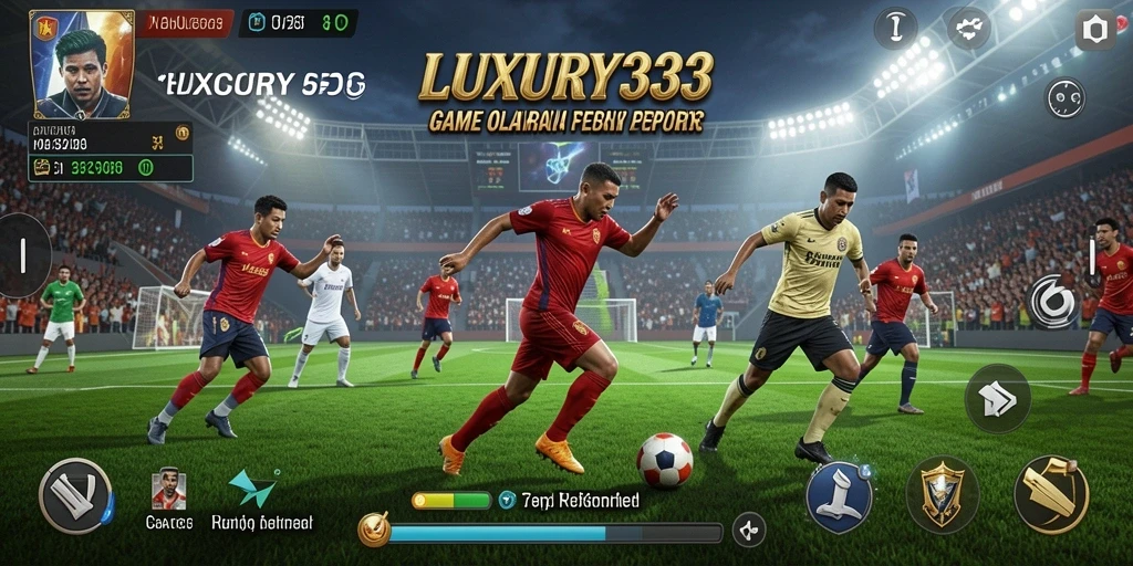 Screenshot menunjukkan gameplay seru olahraga dari LUXURY333.