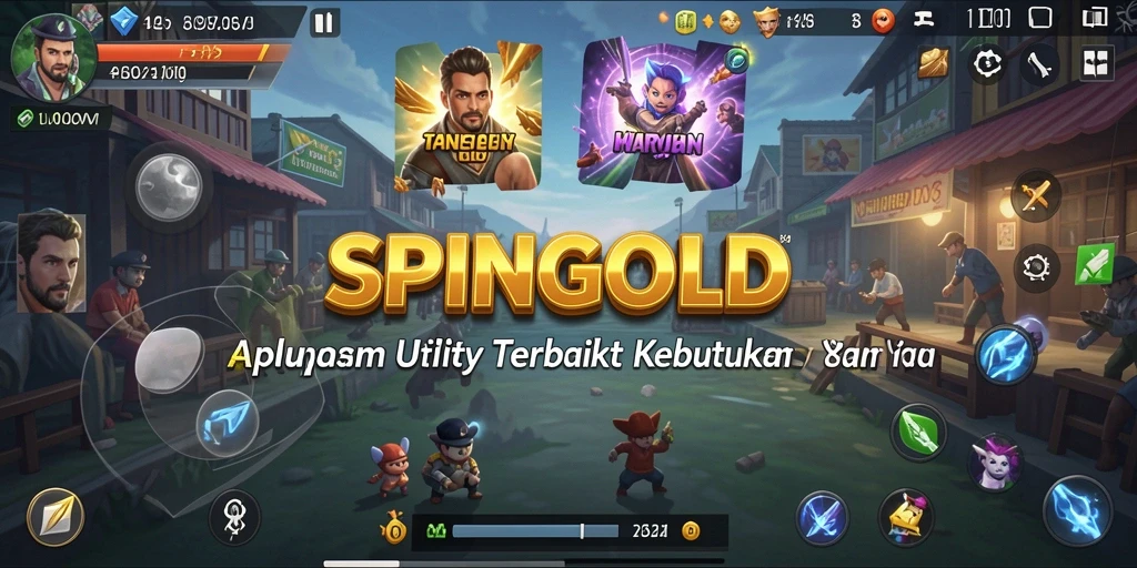 Tampilan antarmuka SPINGOLD yang memudahkan pengguna mengelola aktivitas.