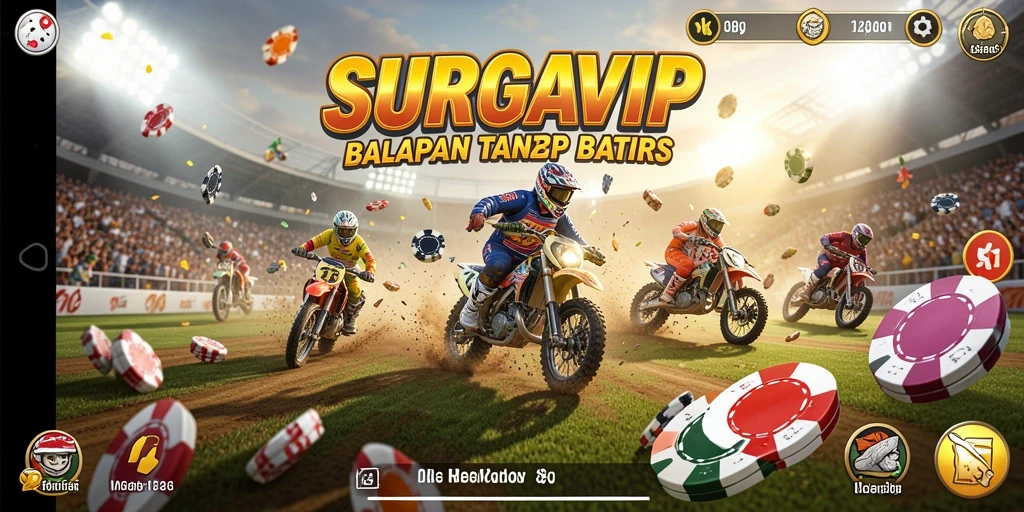 Gameplay mendebarkan dengan adrenalin tinggi dalam SURGAVIP.