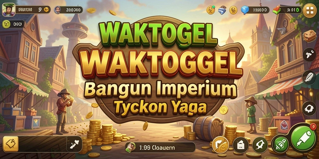 Tampilan menarik dari gameplay WAKTOGEL yang penuh strategi Tycoon.