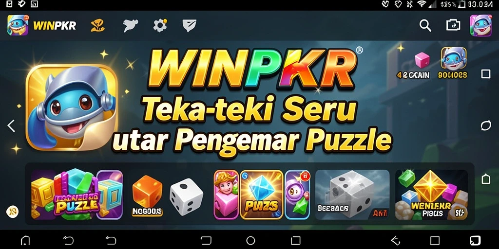Tampilan gameplay seru dari WINPKR yang menantang pemikiran Anda.